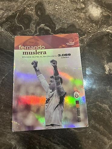 galatasaray: Fernando Muslera temalı kolleksiya kartı - Seriya: Mythos Cards – — 1