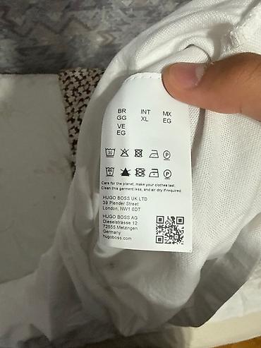 polo кепка: Мужская футболка, XL, Boss, Новый, цвет - Белый, Самовывоз, Платная доставка — 2