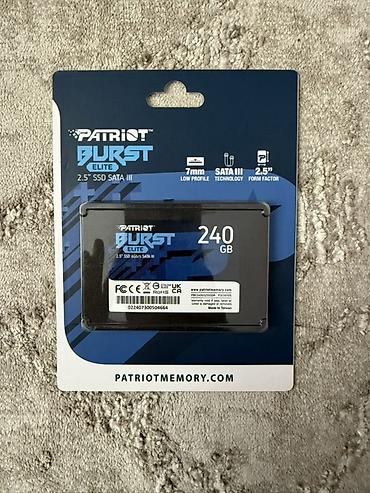 ddr4 ecc: SSD Patriot Burst Elite 240 ГБ - Форм‑фактор: 2.5" - Интерфейс: SATA — 1