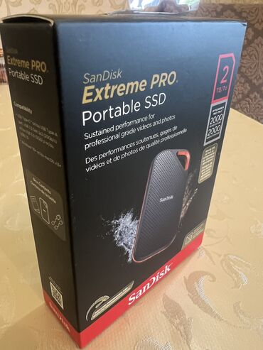 SSD diskləri: Xarici SSD disk Sandisk, 2 TB, M.2, Yeni