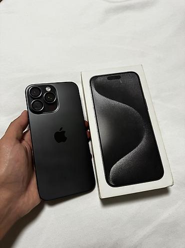 xbox core: IPhone 15 Pro Max, Б/у, 256 ГБ, Black Titanium, 87 % — 1