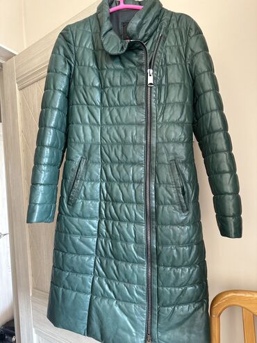 пиджак кожа: Пальто, Зима, L (EU 40)