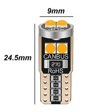 Сверх яркие светодиодные лампы T10 W5W WY5W 2825 Canbus, цена за 1
