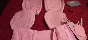 Oturacaq örtükləri: Avtomobil oturacaq üzlükləri dəsti – çəhrayı - Universal ölçülü tam — 1