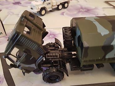 diorama: Kolleksiya üçün model yük maşınları dəsti - Miqyas: təxmini 1:43/1:50 — 8
