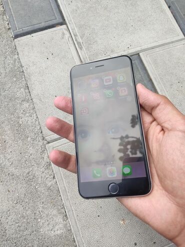 Elektronika: IPhone 6 Plus | 64 GB Gümüşü | Barmaq izi, Face ID