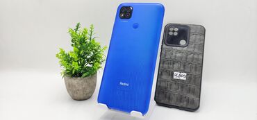 телефоны за 15000: Xiaomi, Redmi 9C, Б/у, 64 ГБ, цвет - Синий, 2 SIM