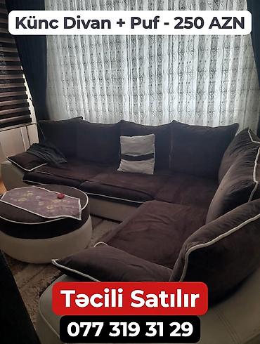 tek stolar: Mebel dəsti satılır:SÖKÜLÜ HAZİR VEZYETDEDİ - Qonaq masası + 4 ədəd — 7