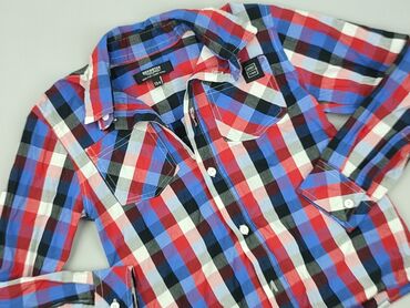 tom tailor bluzki: Shirt 9 years, condition - Very good, pattern - Cell, color - Multicolored