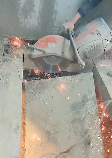 tam insaat: Beton kəsimi xidməti - Peşəkar stasionar və əl tipli kəsim — 9