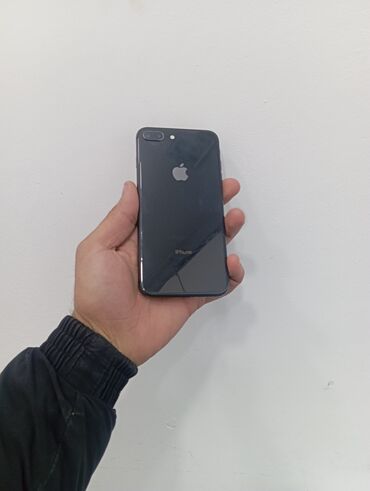 iphone telefonlari: IPhone 8 Plus, 64 GB, Black Titanium, Barmaq izi