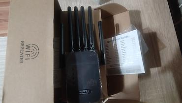 WiFi repeater/pojačivač signala sa 6 antena - Snažan dual‑band bežični — 2