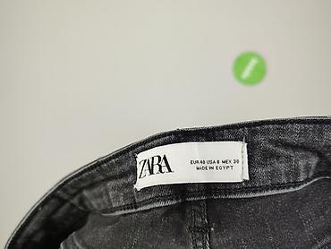 czarne jeansy pull: Zara, Jeansy damskie, rozmiar L — 5