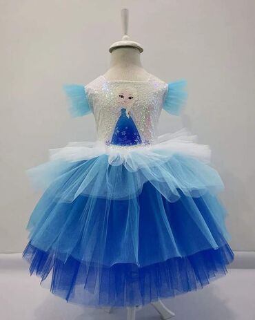 Haljine: Odmah dostupne Frozen haljinice u kompletu sa mašnom za kosu za — 1