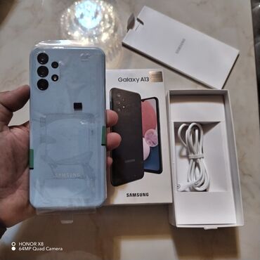 samsung a01 ikinci el: Samsung Galaxy A13, 64 GB, rəng - Göy, Sensor