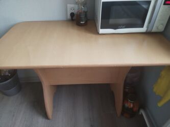 нержавеющие столы: Кухонный стол, Б/у, Прямоугольный, Нераскладной