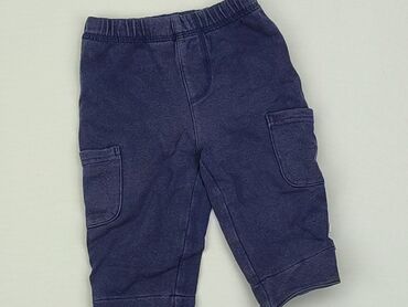 Spodnie i Legginsy: Niemowlęce spodnie materiałowe, 0-3 m, 56-62 cm, George, stan - Dobry