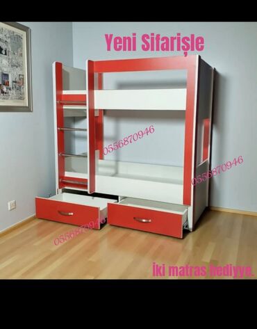 кроватки для новорожденных в баку: Oğlan və qız üçün, Yeni, Çarpayı, Matras ilə, Siyirməli, Laminat