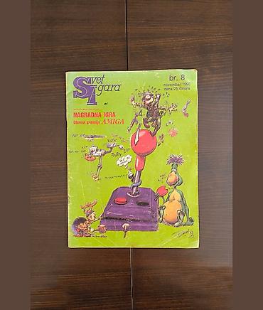 Časopisi: Svet Igara br. 8 (1990) – Commodore 64, Amiga, Atari ST – RETRO — 1