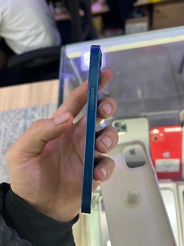 Apple iPhone: IPhone 12 mini, Б/у, 64 ГБ, Синий, Кабель, 72 % — 5