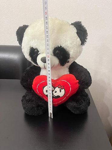 pultlu oyuncaq: Yumşaq oyuncaq dəsti – panda və it - Panda fiqurlu plyuş oyuncaq — 2