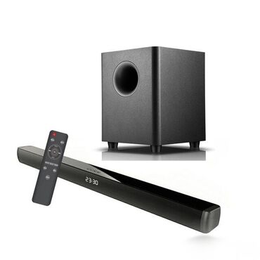 динамики: Soundbar Samtronic SM-8808SW 2.1, + беспроводной сабвуфер 150 Вт