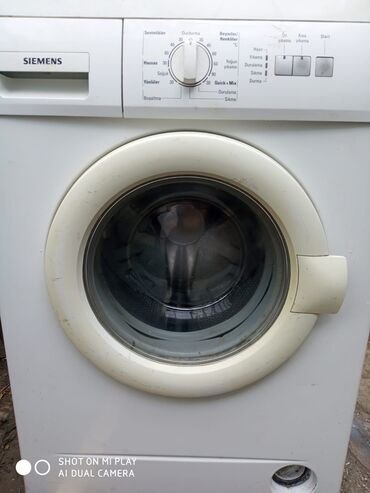 Aristonlar: Paltaryuyan maşın Siemens, 6 kq, İşlənmiş, Avtomat, Qurutmasız, Kredit yoxdur