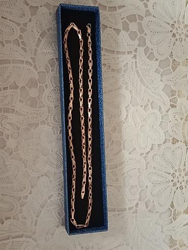 tulum geyim: Zəncir boyunbağı - Material: metal ərinti, qızılı/çəhrayı-qızıl ton - — 1