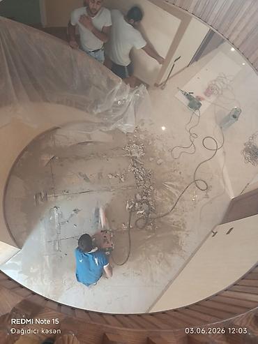 Beton işləri: Beton kəsmə xidməti - Divar, döşəmə və tavanlarda dəqiq və səliqəli — 13