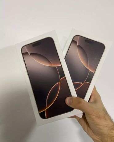 iphonelər: IPhone 16 Pro Max, 512 GB, Rose Gold, Zəmanət, Barmaq izi, Simsiz şarj