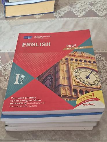 ingilis dili 2025 toplu pdf: Məhsul: “English – Test Toplusu 2025”, I hissə Nəşriyyat: Dövlət — 1