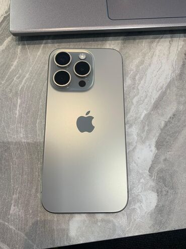 Apple iPhone: IPhone 15 Pro, 128 GB, Natural Titanium, Face ID — 1
