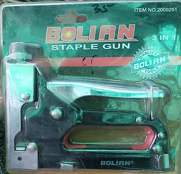 скобы для степлера: Степлер мебельный BOLIAN 3-in-1 (ITEM NO. 2000251) - Универсальный — 1