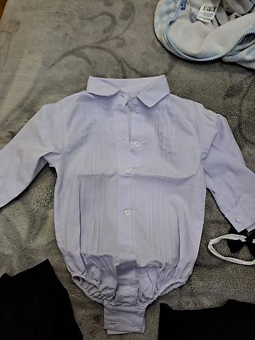 Uşaqlar üçün digər geyimlər: Oğlan uşağı uçün dəst - Qara qalstuk-kəpənək. - Laklı qara — 4