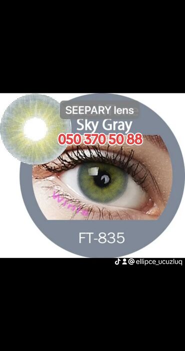 Digər: Lens linza koreya istehsalı olan linza +qab rəngli kosmetik linza — 7