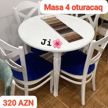 Divan və masa dəstləri: Mdf yumru masa desti Ölçü bağlı 90*90 Şəhər içi çatdırılma pulsuzdur