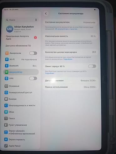 Планшеты: IPad A16 [2025] — практически новый, без царапин, АКБ 95% iPad A16 в — 4