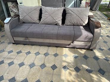 Угловые диваны: Мебель Бишкек диван кровать размер 2.20 рабочих мест 1.90 спальных — 2