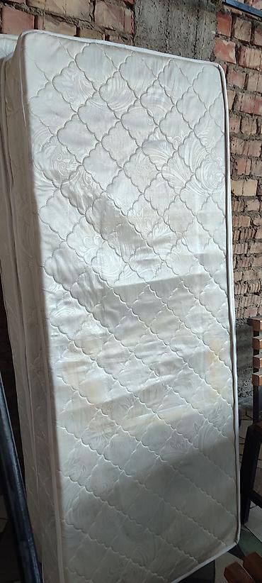 single bed mattress: Спальный матрас, Б/у, Односпальный, Боннельная система пружин, Жаккард, Матрасы средней жесткости — 1