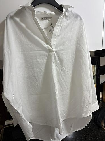 lc wikiki: LCW Casual qadın köynəyi - Rəng: ağ - Ölçü: XL–XXL (etiketdə — 5