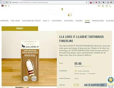 feisty pets: LILA LOVES IT – Dental Micro-Fleece prst za čišćenje zuba za pse i — 4