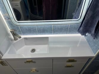 прек дом: Раковина для ванной, Материал: Искусственный камень