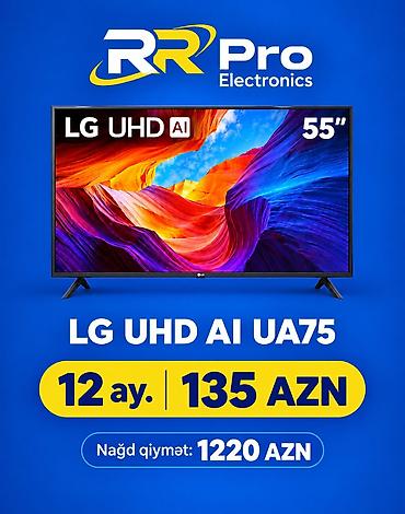 LG UHD AI UA75 – 55” UHD televizor - Ekran: 55 düym, UHD (4K) görüntü