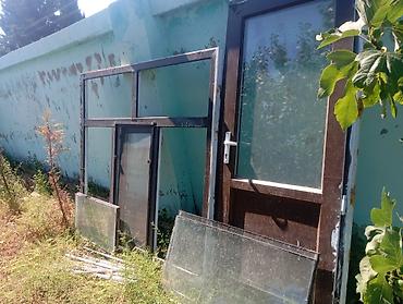 2ci el perde: Plast ik qapı eni 90 uzunluğu 2 
pəncərə eni 1 90 uzunluğu 1 70 — 1