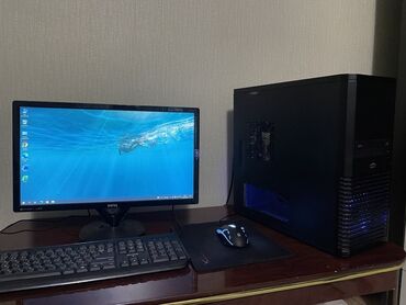 беспроводную мышку и клавиатуру: Компьютер, ядер - 8, ОЗУ 16 ГБ, Игровой, Б/у, Intel Xeon, AMD Radeon 530 / 535, HDD + SSD