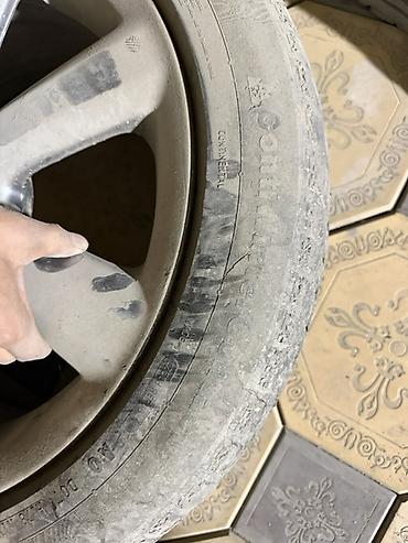 диски на crown: Литой колесный диск с шиной Continental Продаю диску с комплектом шин — 6