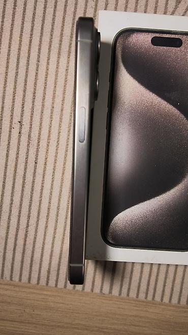 redmi note 50: IPhone 15 Pro, Б/у, 256 ГБ, Natural Titanium, Коробка, 79 % — 2