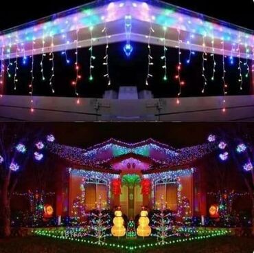 Ostali kućni dekor: Led zavesa za spoljnu i unutrašnju upotrebu Dužina : 3m- 1.800dinara — 1