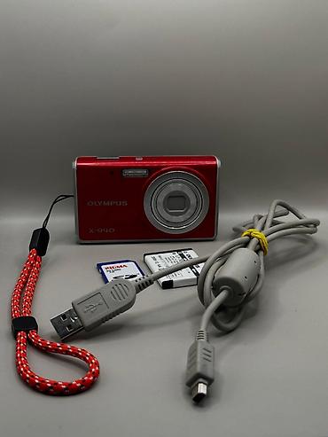 mp: Olympus X-940 rəqəmsal fotoaparat – qırmızı korpus Texniki — 3