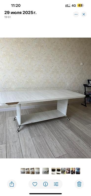 fire maple: Двуспальная кровать с мягким изголовьем + матрас и белый журнальный — 6